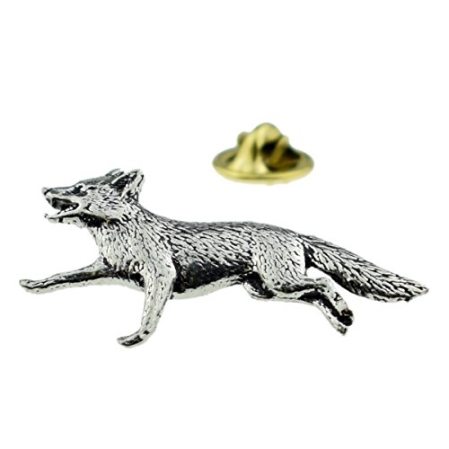 GTRA3 Running Fox English Pewter Lapel Pin Badge XTSPBA03