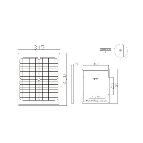 Offgridtec Mono Solarpanel / zelle, 12 V, 20 W, 001560 - 4