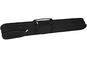 F Fityle Custodia per arco verticale per contrabbasso, accessorio per strumenti, imbottitura spessa, borsa per arco per basso, per performance sul palco, Nero
