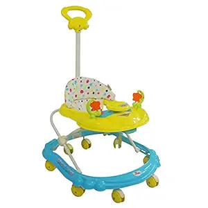 Sunbaby Hot Racer Musical Walker (Yellow with Blue)