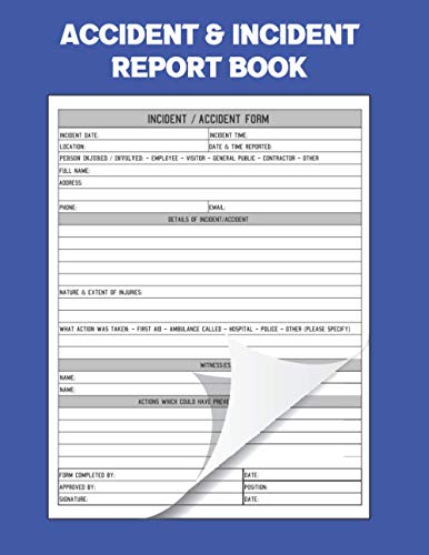 Image 6 for Incident Report Book Template