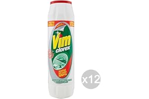 Vim Clorex Set of 12 Powder 750 g Detergents and Household Cleaning