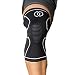 Produktbild Compressions Kniebandage für Männer, Frauen, Jugendliche, Meniskusriss, Arthritis, Laufen, Ballstabilisator, Gewichtheben und Sport groß Schwarz mit Weiss