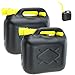 Produktbild Lennox 2er Set 10 Liter Kanister Benzinkanister Dieselkanister mit Trichter Kunststoff