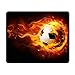Produktbild Football On Fire Abstract Comfortable Rectangle Rubber Base Mousepad Gaming Mouse Pad