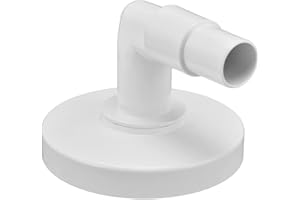 Feegow Skimmer Plaque d'adaptation de tuyau d'aspiration avec coude de 3,8 cm et 3,8 cm pour Hayward SP1090 SP1091 SP1092