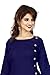 HF HOLYDAY FASHION Girls Rayon A-Line Kurti (Medium, Blue)