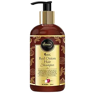 Oriental Botanics Red Onion Hair Shampoo, 300 ml with Red Onion Oil for Strong & Healthy Hair | Cruelty Free & Vegan | Paraben Free | No SLS/SLES