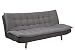 Produktbild AC Design Furniture Bettcouch Nilli, B: 195 x T:110 x H: 91,5 cm, Stoff, Grau