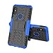 Produktbild XMTN Xiaomi Redmi Note 6 Pro 6.26" Hülle,2 in 1 Silikon TPU + PC Hardback Dual-Werksoff Telefon Protictive Case Schutzhülle Cover für Xiaomi Redmi Note 6 Pro Smartphone (Blau)