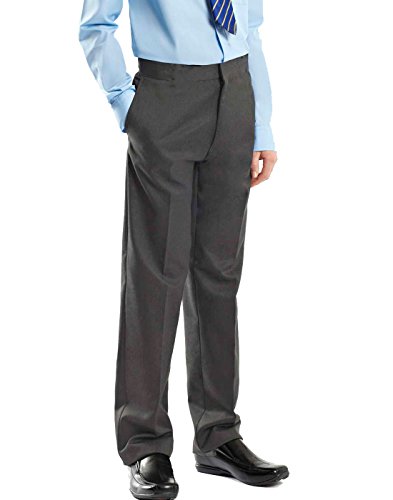 fully elasticated grey school shorts