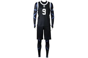 Anjinguang BLUE LOCK Cosplay Seishiro Nagi 11 Jersey,Reo Mikage Cosplay Costume Anime Tracksuit Uniform Outfits for Adults Halloween Party