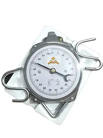 THE JHON BAKER Commercial Hanging 100 Kg Grey color Weighing Scale/kata 100 kg/best metal quality.pack of 1 made in India
