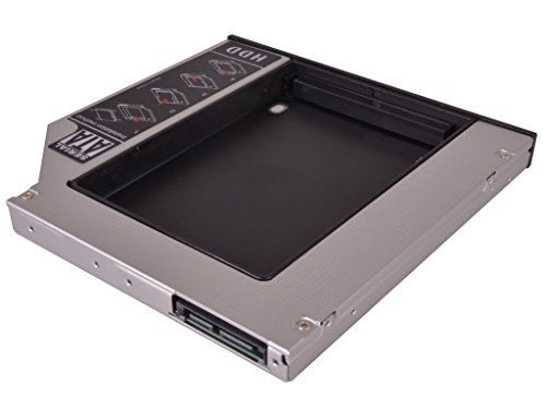 HDD/SSD Festplatten Einbaurahmen & Externes Gehäuse Case Combo für 12.7mm SATA ODD Notebook Laufwerke - 3