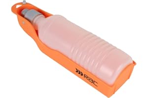 Pet Brands Rac Travel Water Bottle, Orange