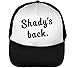 Produktbild Wicked Design Shady's Back Again Typography Trucker Cap Herren Damen Schwarz weiß Snapback One Size