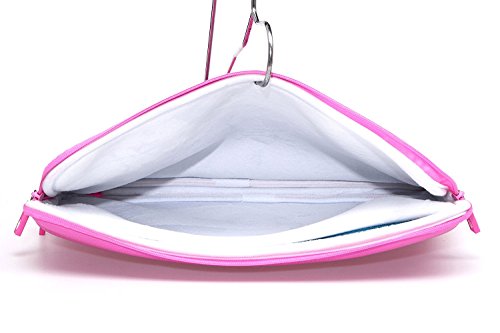 WIWU Neopren Notebook Hülle für Macbook Pro Retina 15,4 Zoll Display Wasserdicht Computer Tasche / Tablet Beutel Stoßfest Schutzhülle Klassik Stil (Pink, 15 Zoll) - 6