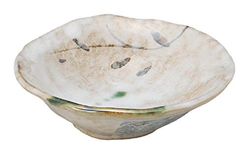 détail Banko Yaki Tsuta Oribe 12.5cm Petit Bol Ceramic Originale Japonaise