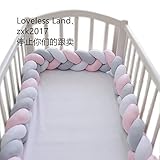 【Gewebter Kissenstoßdämpfer】 Ein weiches gewebtes Kissen verhindert, dass der Kopf, die Beine oder die Hände des Babys das Kinderbett berühren und das Baby in Sicherheit bringen.
