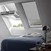 Produktbild Original Velux Verdunkelungsrollo Rollo für GGL, GHL, GTL, GPL, GGU, GHU, GTU, GPU / C02 / Stofffarbe Standard 0705 / Uni Grau, Schienenfarbe silber // DKL C02 0705S