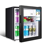 MiniEste mini refrigerador eléctrico de una sola puerta con una medida de 445 x 445 x 510 mm y una capacidad de 50 litros tiene el tamaño perfecto para mantener fresca su bebida favorita mientras ocupa un espacio mínimo en su residencia universitaria, RV, apartamento, garaje u oficina