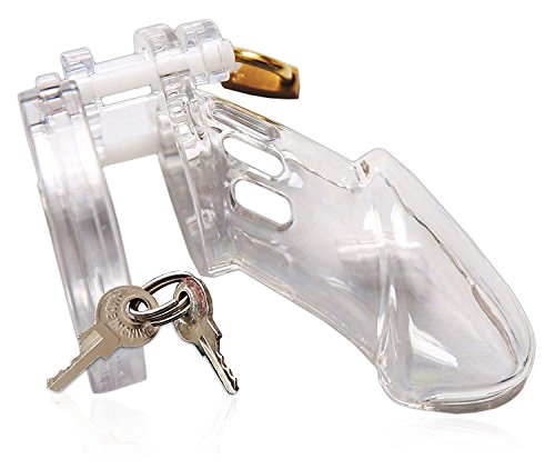 Preisvergleich Produktbild FNBABY Deluxe Keuschheitsgürtel für Männer / Peniskäfig zur Keuschhaltung / Keuschheitskäfig mit 5 Cockringen / Größe Small & Medium / Chastity Cock Cage / Keuschheit, Rollenspiele, Erniedrigung & Bon