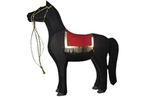 Lotte Sievers-Hahn Araber stehend aufgezäumt Krippenfigur mit Baumwollbeutel