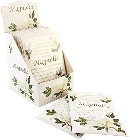Lasa Fragrance Pouches Magnolia Scented Sachet Bags Suitable for Closet Room Wardrobe Bathrooms, Cars, Laundry Baskets - 1 Piece