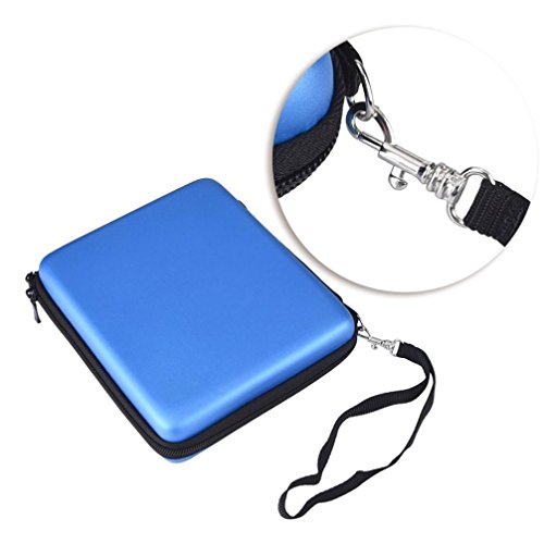 Malloom Bolsa EVA viajes llevar funda organizador 10 cartuchos para Nintendo 2DS  Azul 