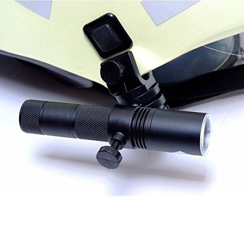 Profi-LED Feuerwehr Helmlampe – Lithium-Ionen Akku – super hell inkl. Halter - 3