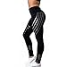 Price comparison product image squarex Women Yoga Workout Gym Sport Training Plus Size High Waist Athletic Pant (Large, Black)