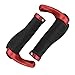 Produktbild Zyklus Fahrrad-Gebirgsfahrrad Grips Lock-On Radfahren Lenker Grips (Red)