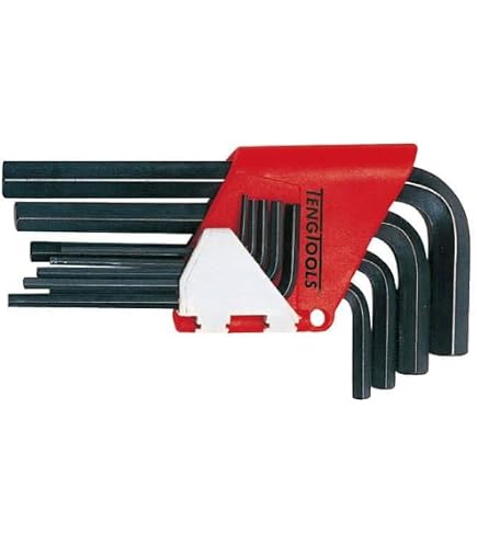 TengTools 28-teiliges Winkelschlüssel-Set - 3-in-1 Mit Kugelköpfen, Innensechskant Metrisch/zoll & Torx