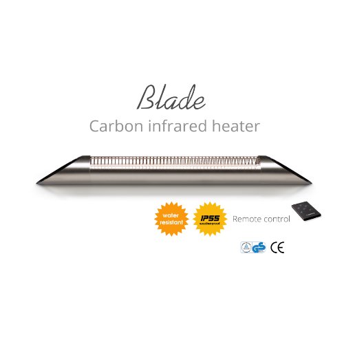 Veito 20131009-silver Infrarot Heizstrahler Blade S 2500 W - 2