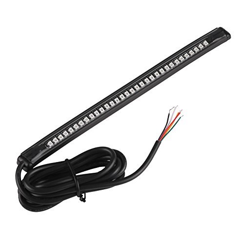 Universal-Motorrad-Endstück-Bremsen-Stop Signal Kennzeichenbeleuchtung Drehen,Evary 8 „Flexible Bendable 3258 LED-Licht-Streifen wasserdicht für Motorräder Autos SUV ATV Elektroautos - 6
