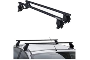 EMMEA BARRE PORTAPACCHI PORTATUTTO COMPATIBILE CON VOLKSWAGEN GOLF VI (5K) 08>12 5P ATTACCO SPECIFICO TETTO LISCIO MENABO BARRE PORTA TUTTO PORTA BAGAGLI KIT SPECIFICI