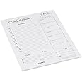 Amazon Brand - Solimo To Do List Daily Planner Notepad A4 Organizer Writing Pad for Home, Office, Work, Stationery Supplies