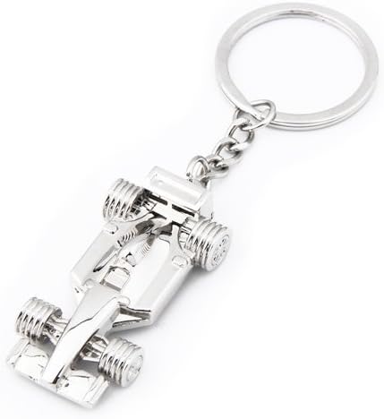 RUIIO Boys Men Metal Racing Key Chain Ring Bag Car Keychain Keyring Creative Gift