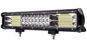 PRIKNIK Led Bar/Fog Light/Work Light Bar 72 Led 216 Watt 15 Inch Combo Beam Off Road Driving Lamp 1 Pc Universal Fitting Cars Tripple Row- Compatible with Tata H5X