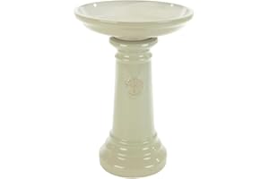 WOODLODGE PRODUCTS Woodlodge 37cm Green Glazed Heritage Bird bath
