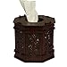 Produktbild Home-Neat Kosmetiktücher-Box Tissue-Box Wood, L 15 x B 15 x H 15.5 cm (Mahogany)
