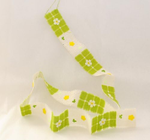 Banner Tape in Jute Decorated 6.5 x 180 cm
