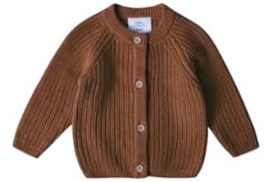 Stellou & friends Baby Cardigan-Strickjacke für Mädchen und Jungen | Unisex Hochwertige und weiche Baby-Kleidung aus 100% Baumwolle - I V, Oeko-TEX Zertifiziert