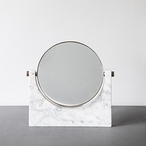 Pepe Marble Mirror, Brass, White 9,5 x 32 x 31,5 - 4