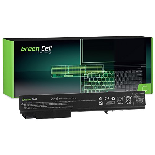 Green Cell® Standard Serie HSTNN-LB60 HSTNN-OB60 Laptop Akku für HP EliteBook 8530p 8530w 8540p 8540w 8730w 8740w (8 Zellen 4400mAh 14.8V Schwarz)