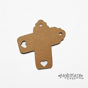 Geschenkanhänger Papieranhänger Tags Etiketten Herz