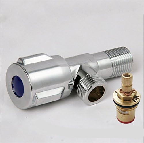 FEMS-Triangular valve full copper thickened inlet valve toilet stop Valves pack of 2