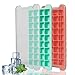 Produktbild 2 Stück Eiswürfelform Mit Deckel 36 Fach Eiswürfel Eiswürfelform BPA frei Silikon Ice Tray Ice Cube Eiswürfelbox Ice Tray Ice Cube