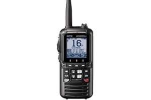 OSAT Standard Horizon HX891BT/E Radio VHF marina de mano, 6 W, GPS, IPX8 impermeable, Bluetooth (negro)