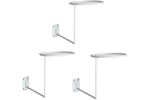 WANLIAN Support mural pour casque de vélo, support de rangement pour casque de moto, casque de baseball, basket-ball (3 pièces en blanc)